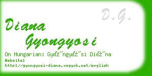 diana gyongyosi business card